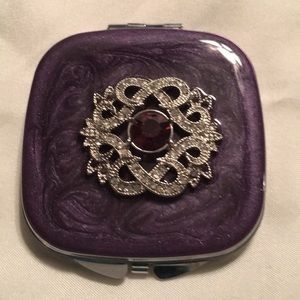 Spring Street Mirror Purple Austrian Rhinestone
